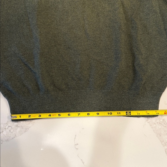 J. Crew Men's Olive Crewneck Sweater - Picture 9 of 13